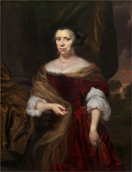 Portrait of a Lady, 1676 - Ніколас Мас