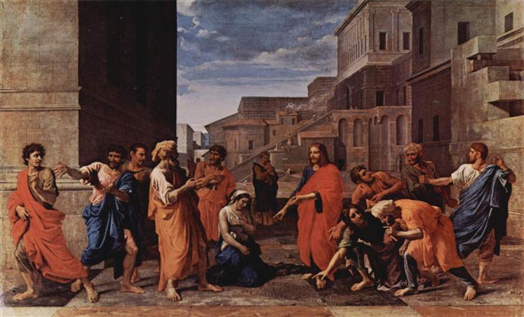 Christ and the Adulteress, 1653 - Nicolas Poussin