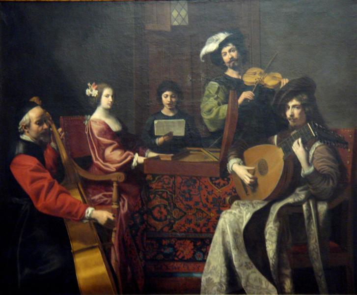 The Concert, 1630 - Nicolas Tournier