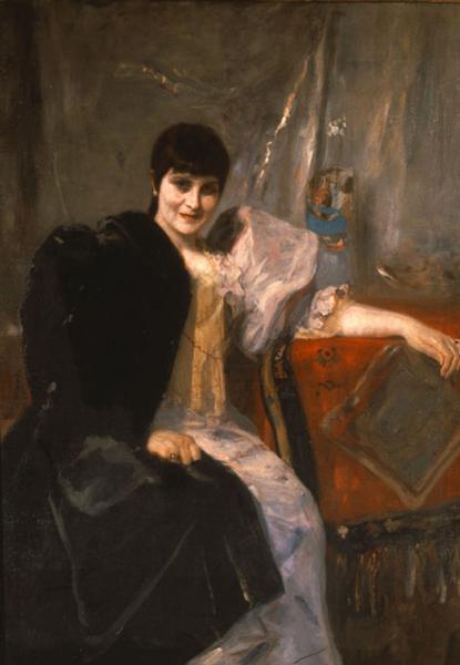 Portrait of Artemis Gyzi, 1890 - Nikolaos Gysis