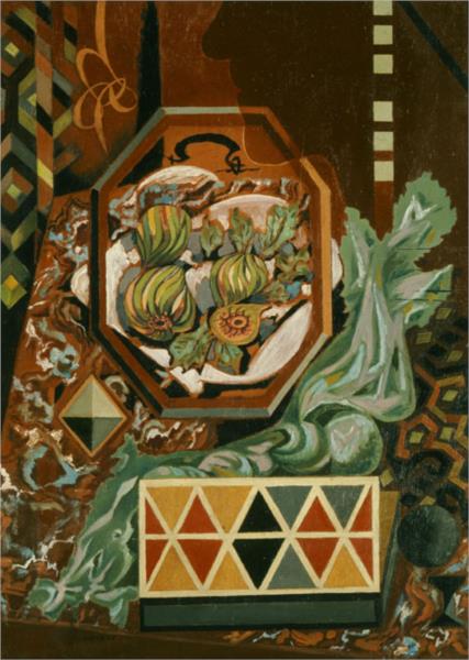 Still life with figs, 1935 - Нікос Хатзікіріакос-Ґікас