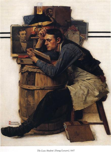 Young Lawyer, 1927 - Norman Rockwell