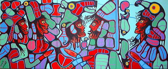 The Wedding - Norval Morrisseau