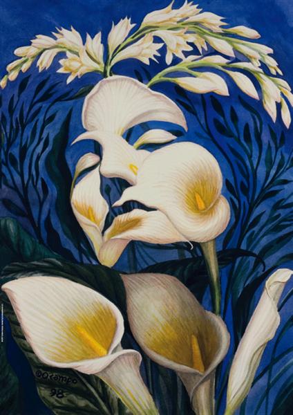 Ecstasy of the lillies - Octavio Ocampo