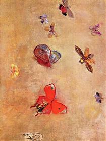 Butterflies - Одилон Редон