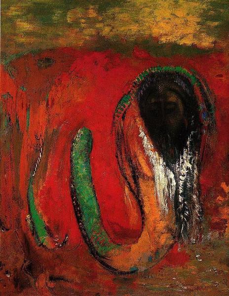 Onnes (Christ and the Serpent), 1907 - 奥迪隆·雷东