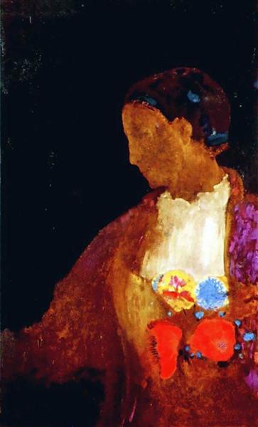 Дружина дожа, c.1900 - Оділон Редон