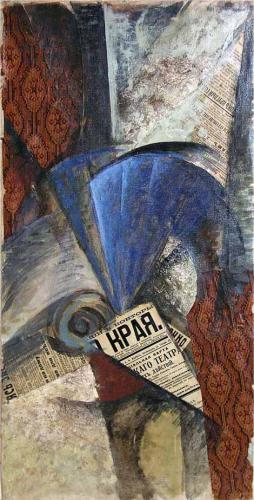 A Blue Fan, 1915 - Olga Wladimirowna Rosanowa