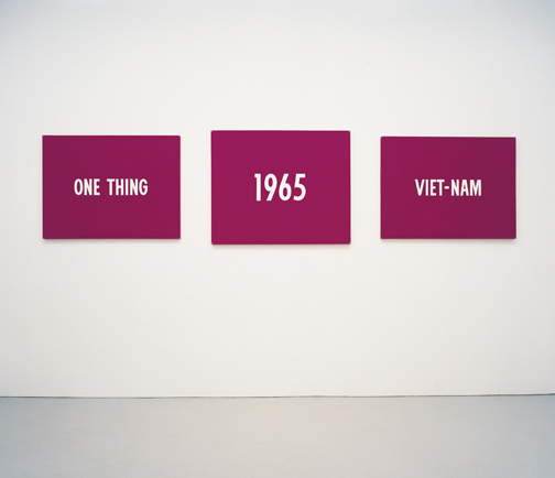 One Thing, 1965, Viet-Nam, 1965 - On Kawara