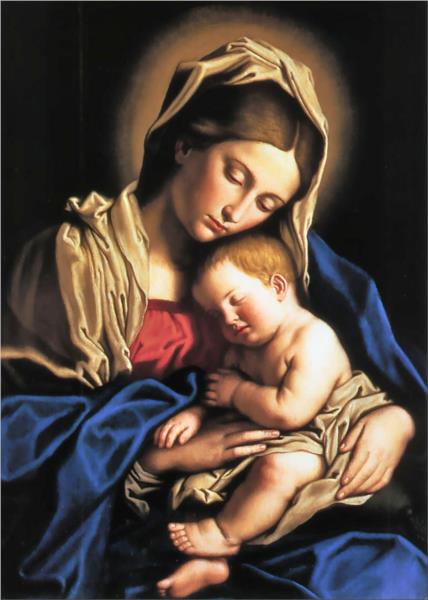Madonna with Child - Orazio Gentileschi - WikiArt.org