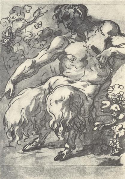 Faun with a pipe, 1820 - Orest Kiprensky