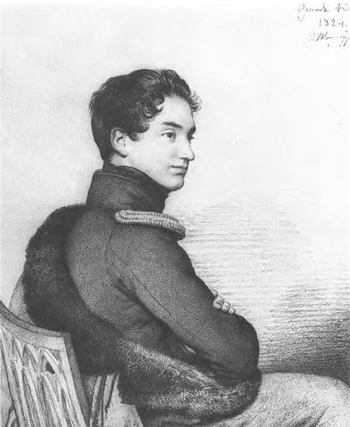 Portrait of Count Sergei Petrovich Buturlin, 1824 - Orest Adamowitsch Kiprenski