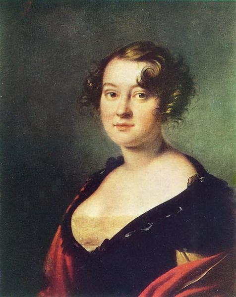 Portrait of Golitsyna - Orest Kiprenski