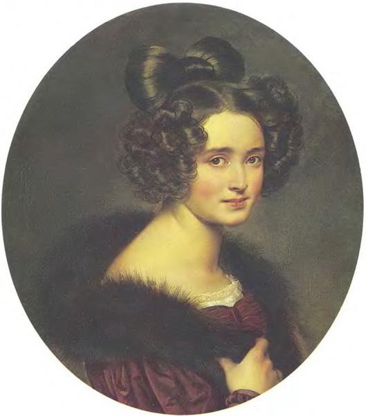 Portrait of Olimpiada Aleksandrovna Ryumina, 1826 - Orest Adamowitsch Kiprenski