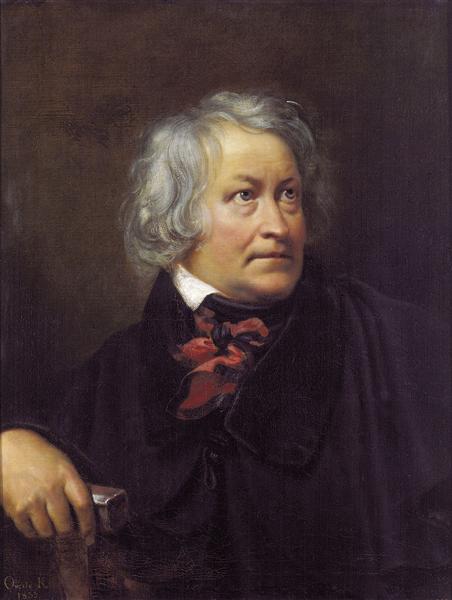 Портрет датского скульптора Бертеля Торвальдсена, 1831 - Орест Кипренский