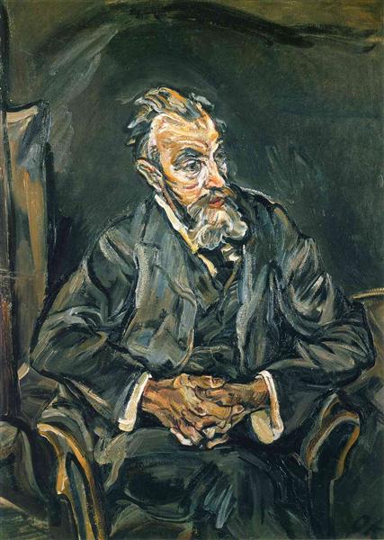 Portrait of Carl Moll, 1913 - Oskar Kokoschka