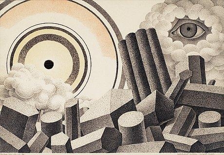 Apocalyptic Landscape, 1933 - Отто Густав Карлсунд