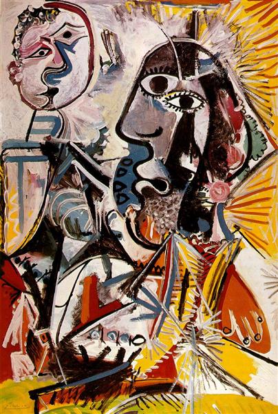 Big heads, 1969 - Пабло Пикассо