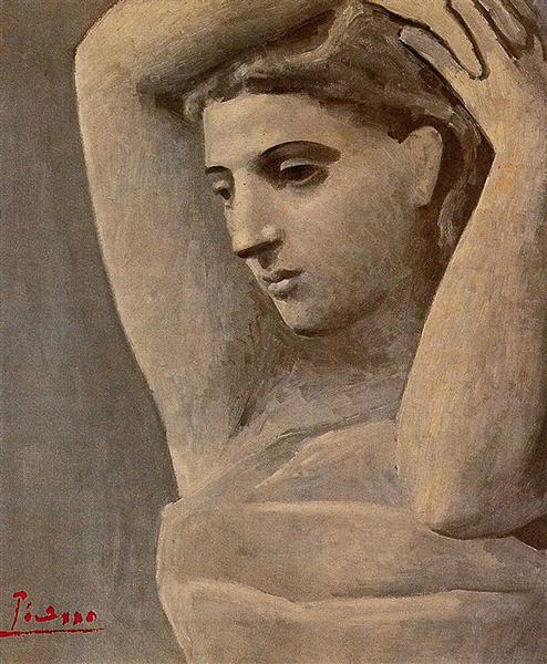 Bust of a woman, arms raised, 1922 - Пабло Пикассо