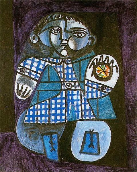 Claude with a ball, 1948 - Pablo Picasso