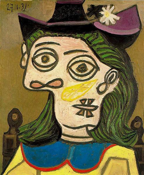 Дора Маар, 1939 - Пабло Пікассо