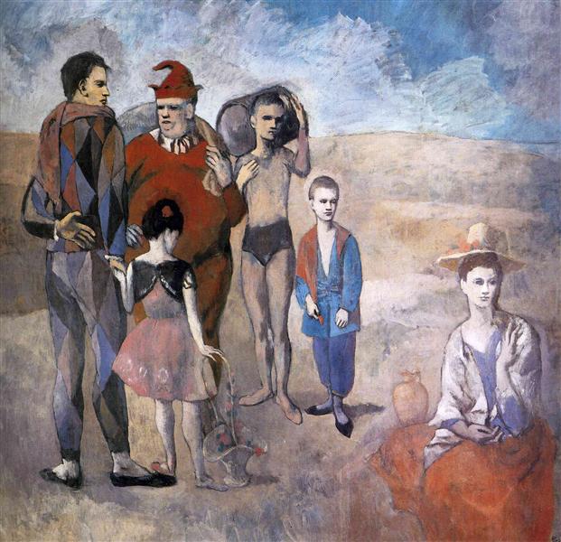 Family of acrobats (Jugglers), 1905 - Pablo Picasso