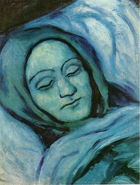Голова мертвої жінки, 1902 - Пабло Пікассо