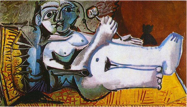 Lying female nude, 1964 - Pablo Picasso