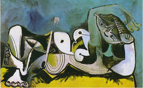 Lying female nude, 1964 - Пабло Пикассо