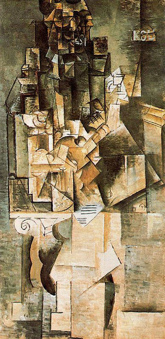 Man with a guitar, 1911 - Pablo Picasso - WikiArt.org