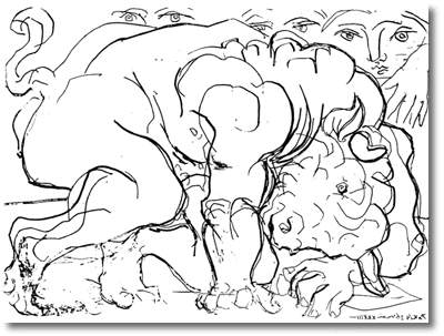 Поранений мінотавр, 1933 - Пабло Пікассо