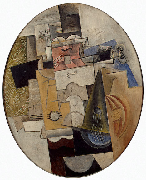 Musical instruments, 1912 - Pablo Picasso