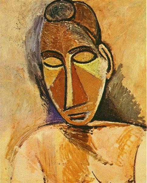 Nude (Bust), 1907 - 畢卡索