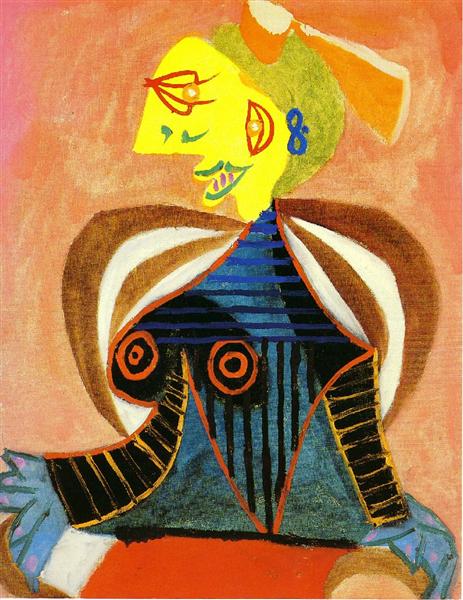 Portrait of Lee Miller as Arlesienne, 1937 - Пабло Пикассо