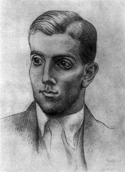 Portrait of Léonide Massine, 1919 - 畢卡索