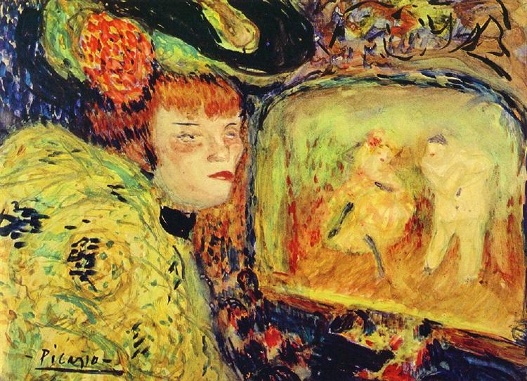 The 'Divan Japonais', 1901 - Пабло Пикассо