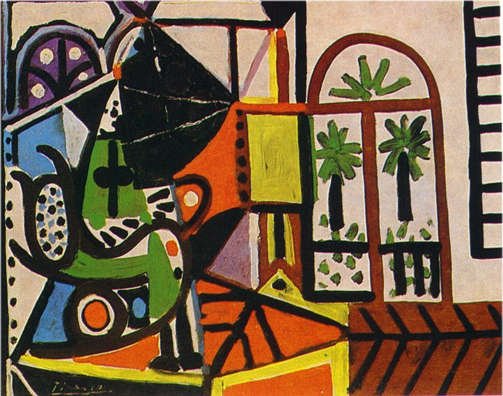 Жінка в студії, 1956 - Пабло Пікассо