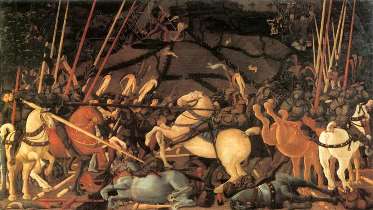 Victory over Bernardino della Ciarda, 1438 - Паоло Учелло