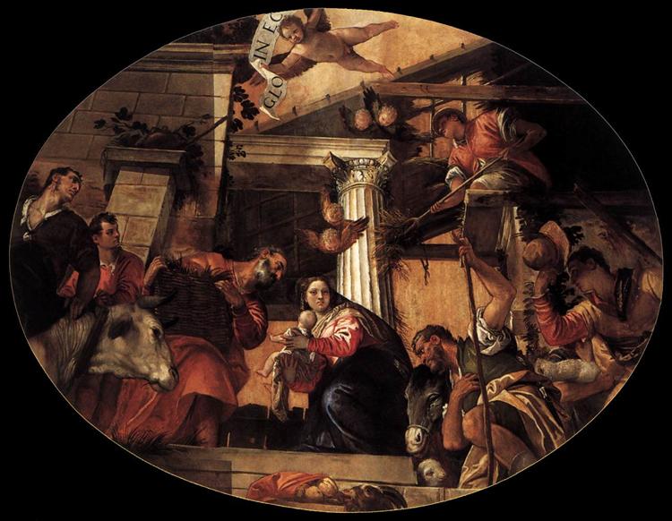 Adoration of the Shepherds, 1558 - Паоло Веронезе
