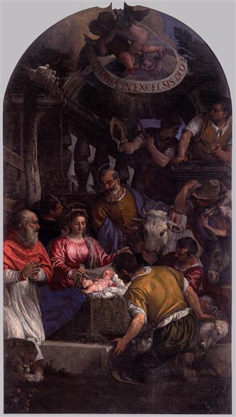 Adoration of the Shepherds, 1582 - 1583 - Паоло Веронезе