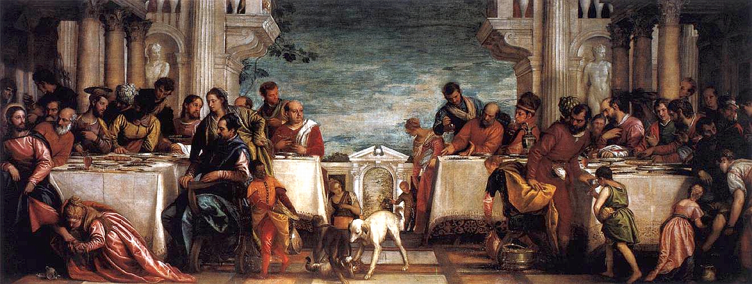 Feast at the House of Simon, 1567 - 1570 - Paolo Veronese - WikiArt.org