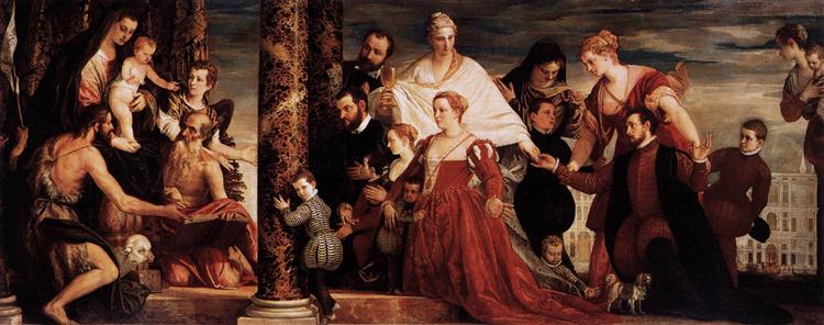 The Adoration of the Virgin by the Coccina Family, c.1571 - Paolo Veronese