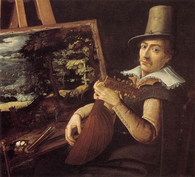 Self-Portrait, 1600 - Paul Brill