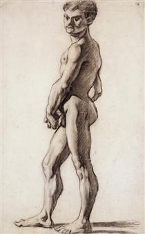 A male nude - Paul Cezanne
