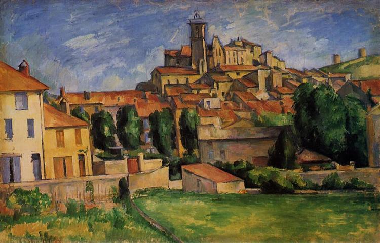 Gardanne (Horizontal View), c.1885 - Paul Cezanne