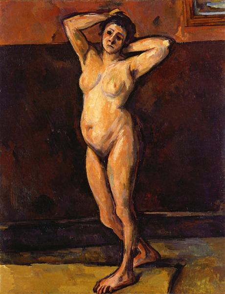 Nude Woman Standing, 1899 - 塞尚