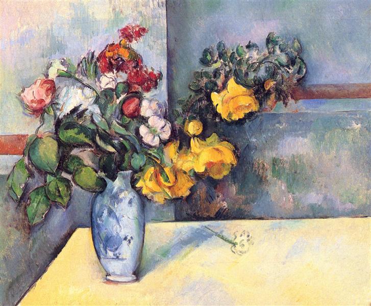 Still Life Flowers in a Vase, 1888 - 塞尚
