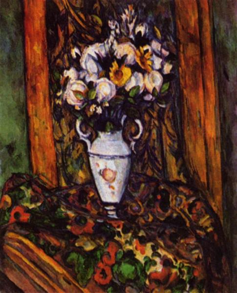 Still Life, Vase with Flowers, 1903 - 塞尚