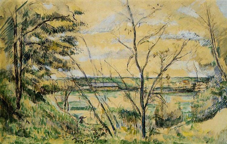 The Oise Valley, c.1880 - Поль Сезанн