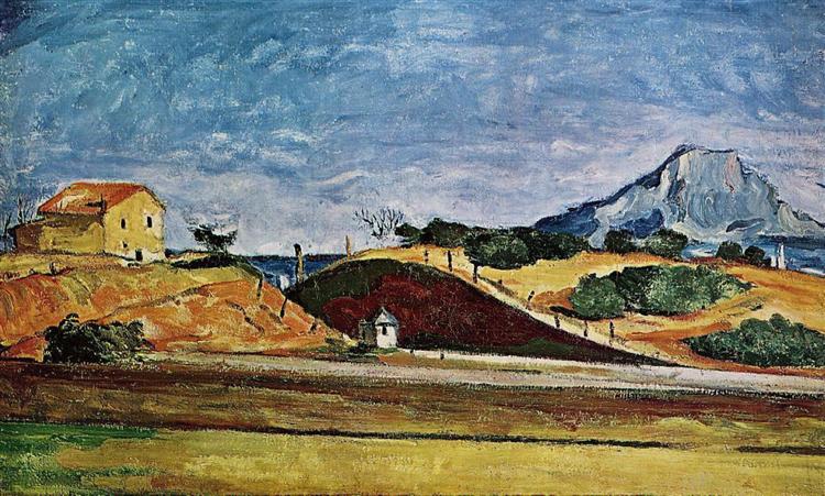 The Railway Cutting, 1870 - Paul Cézanne